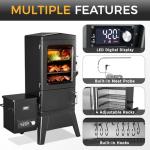 Electric Pellet Smoker Grill with Meat Probe