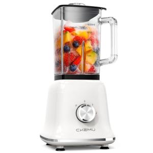 CKEMU 750W Professional Blender with Glass Jar