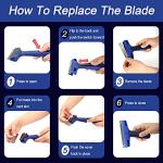4" Razor Blade Scraper with 10 Extra Blades