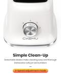CKEMU 750W Professional Blender with Glass Jar