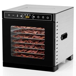 Prenafla 8-Tray Stainless Steel Food Dehydrator