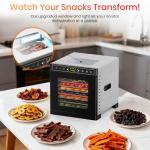Prenafla 8-Tray Stainless Steel Food Dehydrator