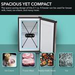 Whynter 2.1 Cu Ft Upright Mini Freezer