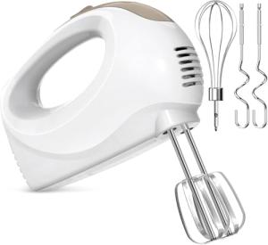 5-Speed Electric Hand Mixer with Turbo Boost
