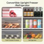 BANGSON 7.0 Cu.ft Convertible Upright Freezer