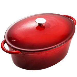 Vivicreate 9.6 QT Red Gradient Dutch Oven
