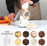 Cambom Hand Crank Cheese Grater with Suction Base