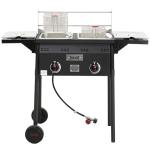 Outdoor Propane Deep Fryer with Dual Tanks