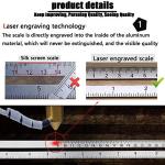 Multi-Angle Measuring Ruler with 3 Positioning Holes