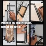 Multi-Angle Measuring Ruler with 3 Positioning Holes