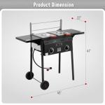 Outdoor Propane Deep Fryer with Dual Tanks