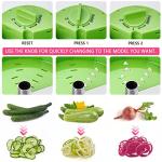 SUREWIN 3-in-1 Vegetable Spiralizer and Slicer
