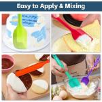 5-Piece Heat-Resistant Silicone Spatula Set