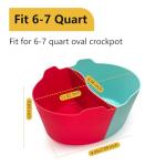 Silicone Slow Cooker Liners for 6-7 Quart Pots