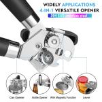 Heavy-Duty Manual Can Opener with Ergonomic Grip