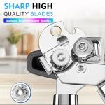 Heavy-Duty Manual Can Opener with Ergonomic Grip