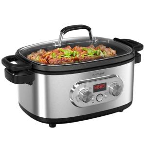 Anfilank 10-in-1 Slow Cooker with Presets
