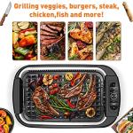 Techwood 1500W Smokeless Indoor Electric Grill