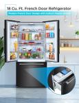 BLACK+DECKER 18 Cu. Ft. French Door Refrigerator