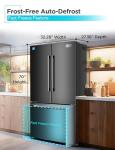 BLACK+DECKER 18 Cu. Ft. French Door Refrigerator