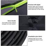 4-Layer Hanging Herb Drying Rack with Zippers