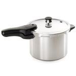 Presto 6-Quart Aluminum Pressure Cooker in Silver