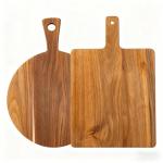 Wooden Cutting Board Set with Handle for Kitchen