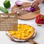 Wooden Cutting Board Set with Handle for Kitchen