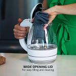 OVENTE 1.5L Glass Electric Kettle for Coffee/Tea