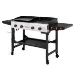 Royal Gourmet 4-Burner Portable Propane Grill & Griddle