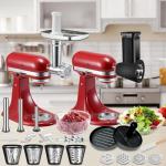 Meat Grinder and Cheese Grater Attachments for KitchenAid