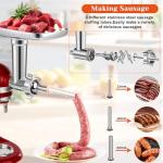 Meat Grinder and Cheese Grater Attachments for KitchenAid