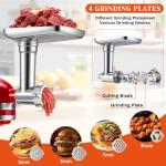 Meat Grinder and Cheese Grater Attachments for KitchenAid