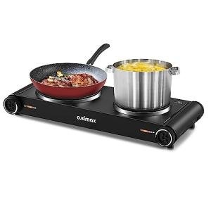 CUSIMAX Double Electric Hot Plate - 1800W