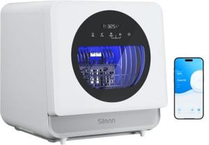 Silonn Portable Mini Dishwasher with App Control