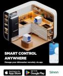 Silonn Portable Mini Dishwasher with App Control