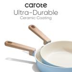 CAROTE 24-Piece Non-Stick Ceramic Cookware Set