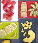 Dexas Non-Slip Flexible Cutting Board Set - 4 Pieces