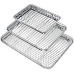 Wildone Stainless Steel Baking Sheet and Rack Set
