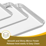 Wildone Stainless Steel Baking Sheet and Rack Set