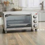 BLACK+DECKER 4-Slice Stainless Steel Toaster Oven