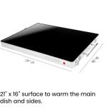 Chefman Electric Warming Tray with Adjustable Temperature
