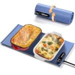 Food Warming Mat - Fits Two Dishes, 7 Temp Settings