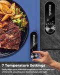Food Warming Mat - Fits Two Dishes, 7 Temp Settings