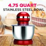 Retro 4.5L Red Stand Mixer for Chefs