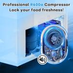 Stopsad 1.8 Cu.Ft Mini Chest Freezer, White