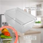 2-Pack Medium Storage Bins for Fridge and Pantry