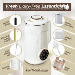 8-in-1 Nut Milk Maker with Recipes and Frother