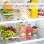 2-Pack Medium Storage Bins for Fridge and Pantry