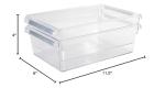 2-Pack Medium Storage Bins for Fridge and Pantry